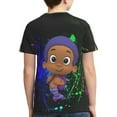 thumbnail image 2 of Bubble Guppies Goby Teen T-Shirt Crewneck Short Sleeve Double-Sided Print Summer Tee Shirts Top For Youth Boys Girls Children Medium, 2 of 7