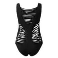 thumbnail image 6 of Leesechin Bodysuits for Women Sexy Summer Cut Out Sleeveless Tight-Fitting Party Playsuits Clubwear, 6 of 9