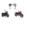 thumbnail image 2 of CROME BAR END MIRROR & MOUNT For Royal Enfield Interceptor 650 & GT 650 & 535, 2 of 4