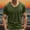 Army Green, variant on Men's V-Neck Slim Fit T-Shirt, Soft Cotton Short Sleeve Top, Casual Athletic Tee for Everyday Wear, Burgundy