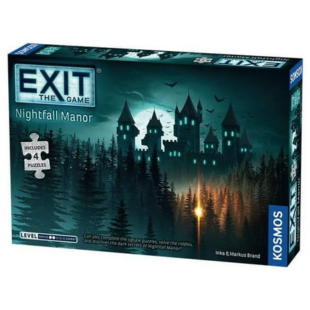EXIT Nightfall Manor Board Game Plus Puzzle