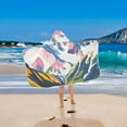 thumbnail image 2 of Yayeee Kids Hooded Towels Toddler Soft Absorbent Beach Bathing Wrap 50" x 23.5", Abstract Mountain, 2 of 5