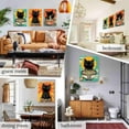 thumbnail image 3 of Hieng Large Wall Art Posters,Japanese Black Cat Canvas Art Set Wall Decor for Living Room Bedroom Home Office Gift Idea Unique Tokyo Mural Painting 3 Piece Print, 3 of 6