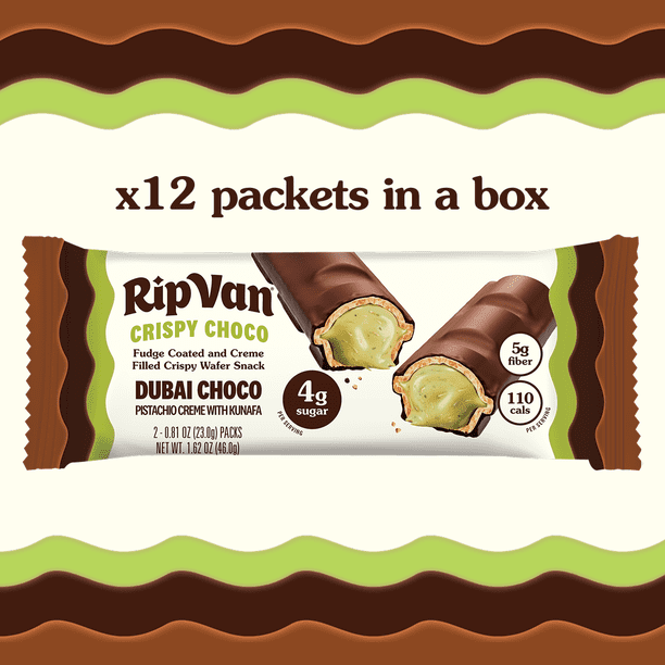 Dubai Choco Bar 12pk - Bar branding for ecommerce