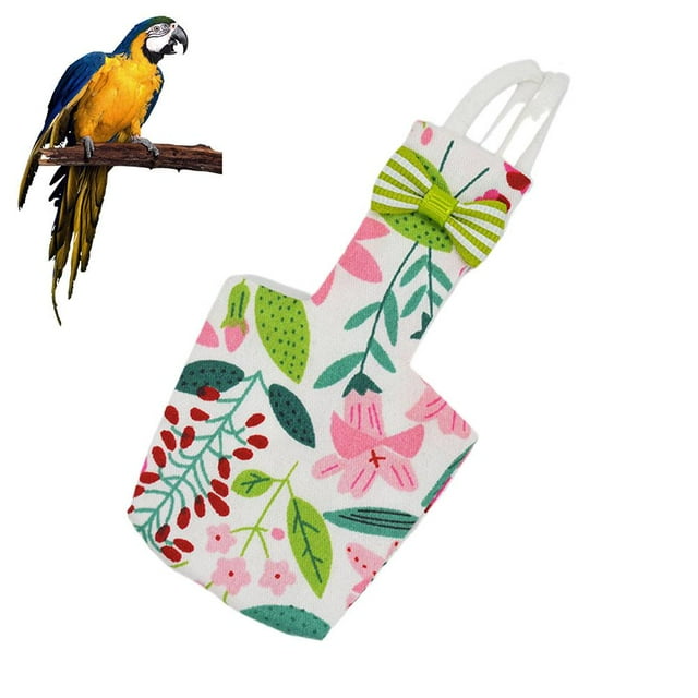 Couches pour Oiseaux, Couches Mignonnes pour Oiseaux de Compagnie, Combinaison de Vol Réutilisable pour Perroquet avec Intérieur Imperméable pour Cockatiel Perruche Inséparable Canari Moine Mini Ara et Oiseaux Moyens
