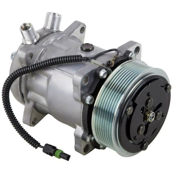 AC Compressor & A/C Clutch For Kenworth Replaces Sanden SD7H15 4660 - BuyAutoParts