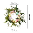 thumbnail image 6 of KCEHTA Easter Wreath Artificial Spring Wreaths for Front Door Porch Home Wall Window Farmhouse Decor, 6 of 6