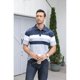 thumbnail image 4 of Playeras Casual De Manga Corta A Rayas De Moda Para Hombre, 4 of 7