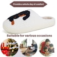 thumbnail image 6 of BERANMEY Cute Animal Slippers for Women Perfect Soft Plush Comfy Warm Slip-On Womens Slippers Indoor Fluffy House Slippers for Women and Men Non-slip Fuzzy Flat Slides, 6 of 9