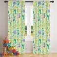 thumbnail image 5 of Blackout Kids Curtains,Green Dinosaurs Cacti Pattern Childrens Insulated Curtains Set Of 2,Bedroom Essentials,Toddler Room Decor 42"x84", 5 of 5