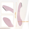 thumbnail image 2 of Unique Bargains 6Pcs Eyebrow Razor Facial Razor Brow Shaper Eyebrow Trimmer Tool Pink Purple ABS Stainless Steel, 2 of 7