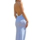 thumbnail image 5 of VISgogo Vestido de mujer, correa de espagueti, sin mangas, sin espalda, ajustado, estampado floral, vestidos largos VISgogo  moda, 5 of 9