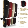 thumbnail image 3 of RDX Shin Guards for Kickboxing, Leather Kara Instep Foam Protection, Golden, 3 of 8