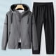 thumbnail image 4 of Conjuntos de chándal deportivo para hombre, sudaderas con capucha, ropa exterior con cremallera, conjuntos de ropa deportiva y pantalones de chándal, ropa deportiva para entrenamiento masculino, otoño, 4 of 4
