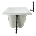 thumbnail image 6 of Streamline N-4210-727-ORB 72 in. x 36 in. Acrylic Soaking Drop-In Bathtub in Glossy White, With External Drain in Matte Oil Rubbed Bronze, 6 of 12