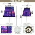 thumbnail image 3 of Cat Moon City Desk Lamp LED Table Nightstand Lamps with 3 Color Temperatures for Home Bedroom Living Room Decor 6x11, 3 of 8