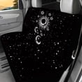 thumbnail image 5 of Qpednta Gothic Sun Moon Car Seat Covers Full Set 4 Pcs Front Seats and Rear Bench Cover Protector Removable Automotive Accessories Easy to Install Universal Fit Most Cars, 5 of 7