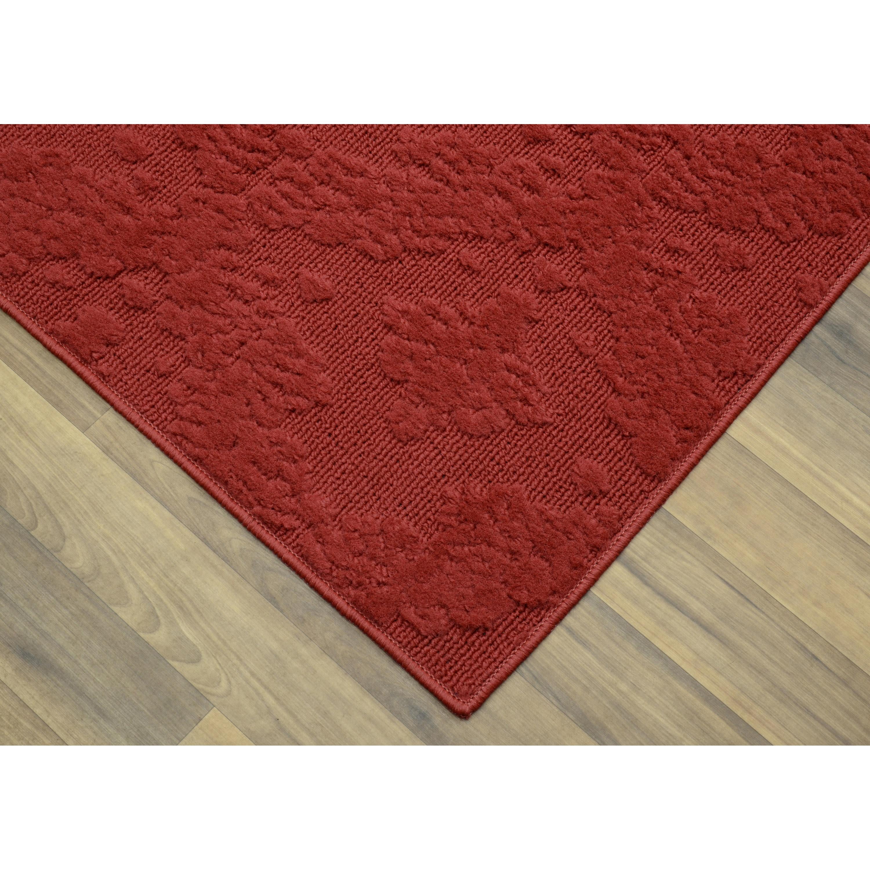 Garland Rug Charleston Polypropylene Chili Pepper Red Indoor Area Rug, 5' x 7'