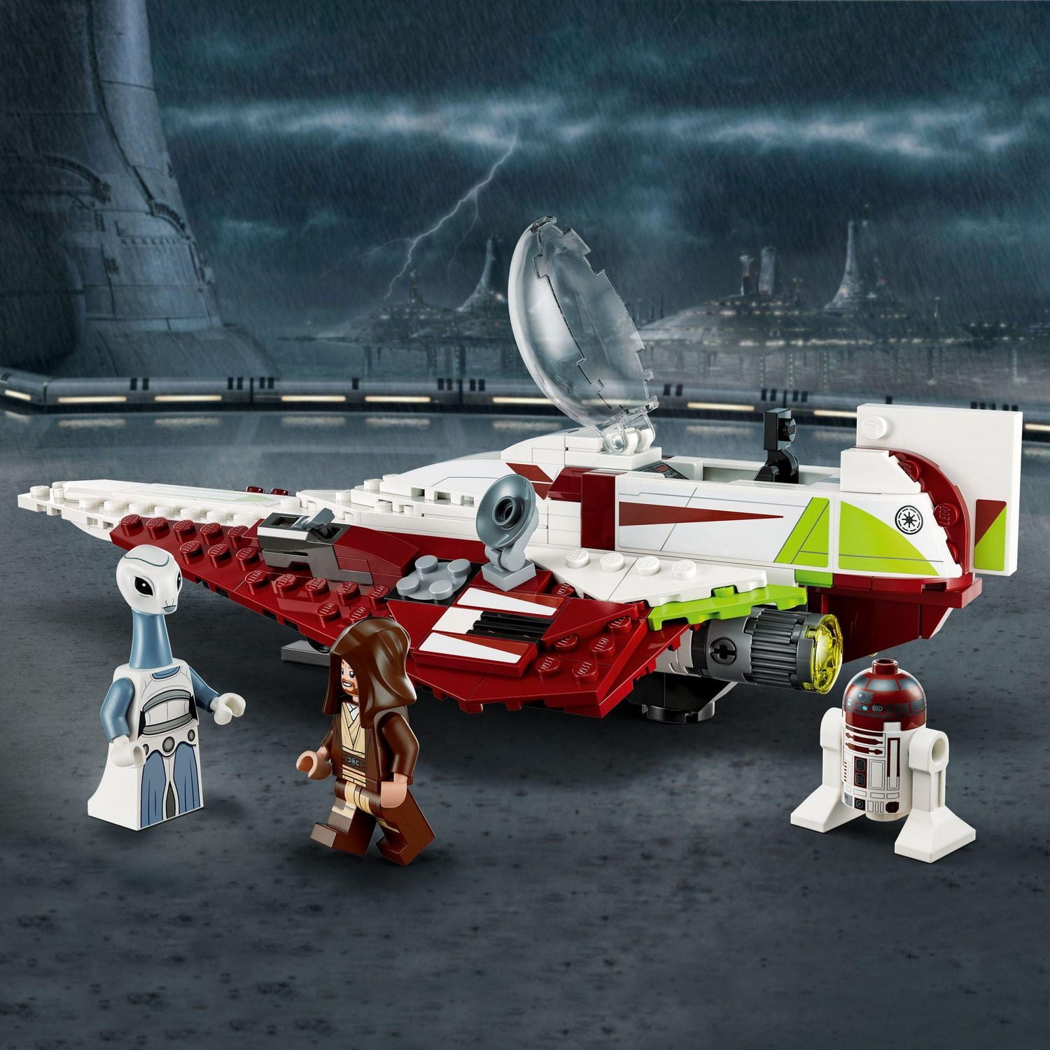 LEGO Star Wars Le Jedi Starfighter d’Obi-Wan Kenobi 75333 Ensemble de construction (282 pièces) Comprend 282 pièces, 7+ ans