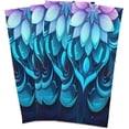 thumbnail image 2 of Coolnut Mandala Lotus Flower Dish Towels for Kitchen Soft Tea Towel Set of 4 Absorbent Dishcloths Hand Towels for Drying Dish Cloths 28" x 18" Washcloth Gift, 2 of 7