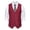 Wine, variant on RKSTN Mens Suit Vest Casual Dress Vest Stylish Novel Solid Color V Neck Sleeveless Single Button Slim Fit Versatile Wedding Vest Tops with Pockets