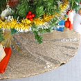 thumbnail image 1 of Faldas de árbol de Navidad redondas de 24 pulgadas doradas y brillantes, 1 of 5