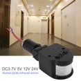 thumbnail image 4 of BCDHM DC3.7V 5V 12V 24V PIR Motion Sensor Wall Light Switch for Solar Flood Light, 4 of 8