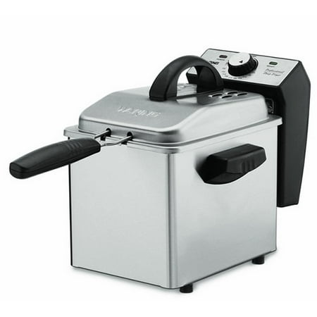 Waring DF55 Professional Mini 1-2/7-Pound Deep Fryer, Stainless (Refurbished)