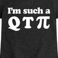 thumbnail image 3 of Instant Message - I'm Such A Q T Pi - Toddler And Youth Girls Short Sleeve Graphic T-Shirt, 3 of 6