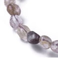 thumbnail image 3 of Natural Rutilated Quartz Bead Stretch Bracelets Tumbled Stone Inner Diameter: 2~2-1/4 inch(5.2~5.6cm), 3 of 3