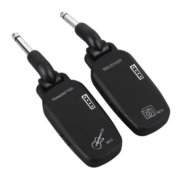 Receptor Transmisor De Guitarra Inalámbrico, Receptor Transmisor De Guitarra Eléctrica Eficiente Con Sonido Sin Pérdidas Transmisión De Audio Estable Universal Para Bajo