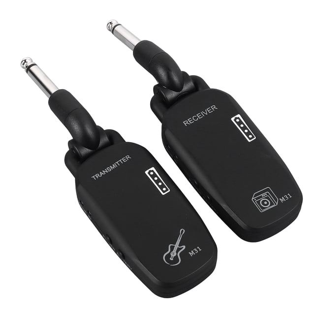 Receptor Transmisor De Guitarra Inalámbrico, Receptor Transmisor De Guitarra Eléctrica Eficiente Con Sonido Sin Pérdidas Transmisión De Audio Estable Universal Para Bajo