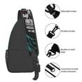 thumbnail image 5 of ZICANCN Death Evil Face Crossbody Sling Bag for Men Women - Casual Shoulder Backpacks for Travel Sport Climbing Runners Daypack, 5 of 9