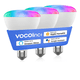 thumbnail image 1 of Bombillas Led Inteligentes Rgb Wifi Control De Voz 3pcs Xtellar multicolor, 1 of 3