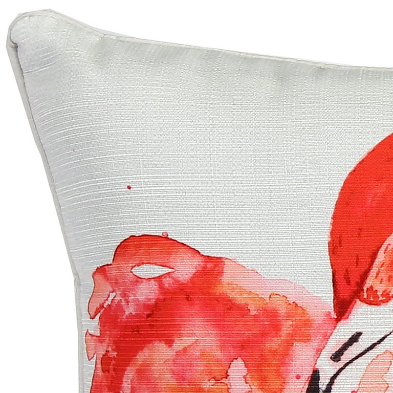 Flamingo And Gray Chevron Decorative Throw Pillow Cover. Flamingo And Gray Chevron Decorative Throw Pillow Cover.