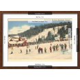 thumbnail image 5 of Art.com Skiing at Big Bromley, Manchester, Vermont Premium Giclee Print, Brown Frame Wall Art, 23" x 17", 5 of 5