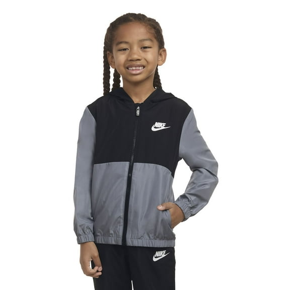 Boys 4-7 Nike Dri-FIT Futura Windrunner Full-zip Jacket Color: Grey Size: 6