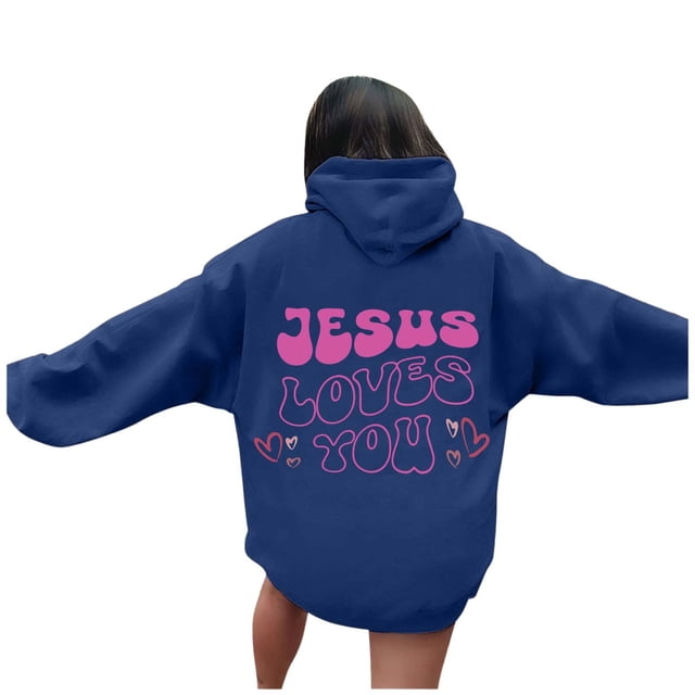 WEAIXIMIUNG Robe Chandail en Molleton pour Femmes Manches Courtes Chandail à Capuche Graphique Lettres Surdimensionné Chandail Décontracté Manches Longues avec Poches