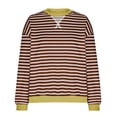 thumbnail image 4 of Color Block Sweaters for Women Casual Long Sleeve Crewneck Striped Fall and Winter Fashion Sweater Pullover, 4 of 5