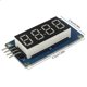 thumbnail image 2 of Módulo digital LED TM1637 de 4 bits para placa controladora de tubo de ánodo de reloj Arduino ROJO, 2 of 8