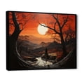 thumbnail image 2 of Designart "Asian Art Samurais silence V" Asian Floater Framed Wall Art Print, 2 of 7