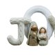 thumbnail image 2 of Nacimiento de Jesús Estatua Amor Familia Resina Letras en Inglés Adornos de Navidad Regalos, 2 of 8