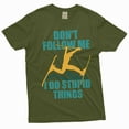 thumbnail image 6 of Men's funny skiing T-shirt Ski Snowboard sports winter activity birthday gift shirt (Large Grey), 6 of 7