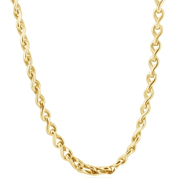 Pompeii Men's 14k Gold (60gram) or Platinum (112gram) 7mm Link Chain Necklace 22" (,)