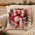 thumbnail image 3 of Novryn Christmas Themed Pillowcase, Snowman Santa Cushion Cover for Sofa, Cozy Home Textile Decor for Everyday Comfort, 3 of 7