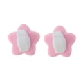 thumbnail image 4 of Unique Bargains 1 Pair Shoelace Charms Sparkly Chubby Star Decorative Shoe Clips Pink, 4 of 5