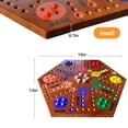 thumbnail image 2 of Juego de mesa de canicas de doble cara googgoing de madera de 15", 2 of 7