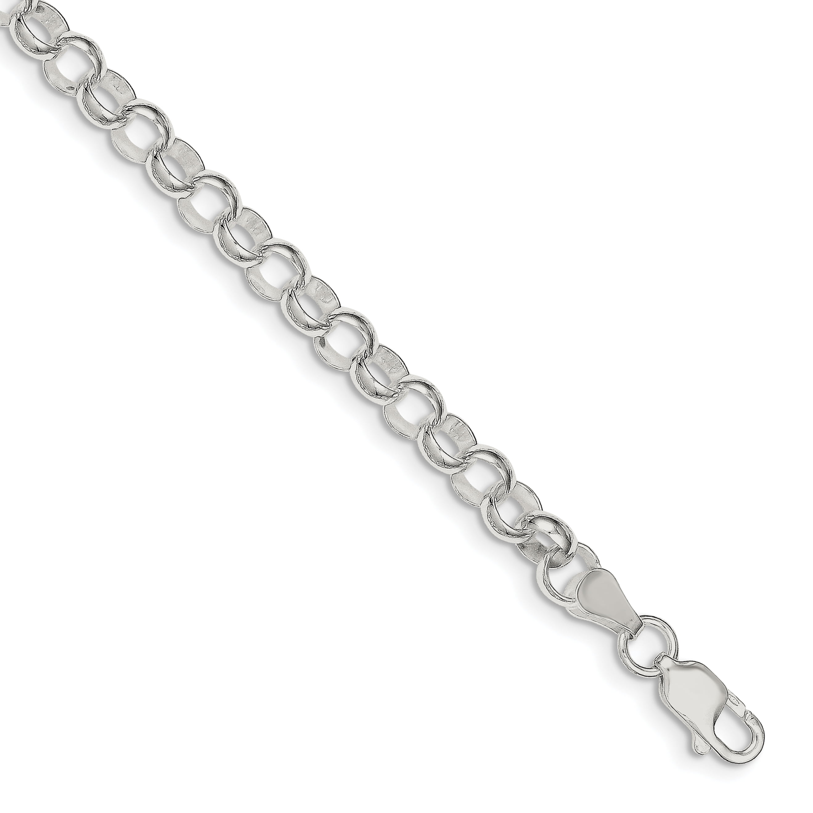 925 Sterling Silver 2" or 3" Inch Belcher Link Safety Chain For Charm Bracelets