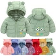 thumbnail image 5 of Hicidod Winter Coats for Baby Boys Girls Kids Toddler Light Puffer Down Jacket With Hoods Infants Outerwear Cute Printed Girls Jackets, 5 of 6