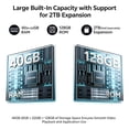 thumbnail image 3 of SHARECLOUD V13 Tablet with 4G LTE & WiFi, 13 inch Android 16 Tablet 11000mAh Battery, 40GB+128GB, 13MP+8MP, 90Hz Display Gaming Tablets With Octa-Core, Gray, 3 of 7